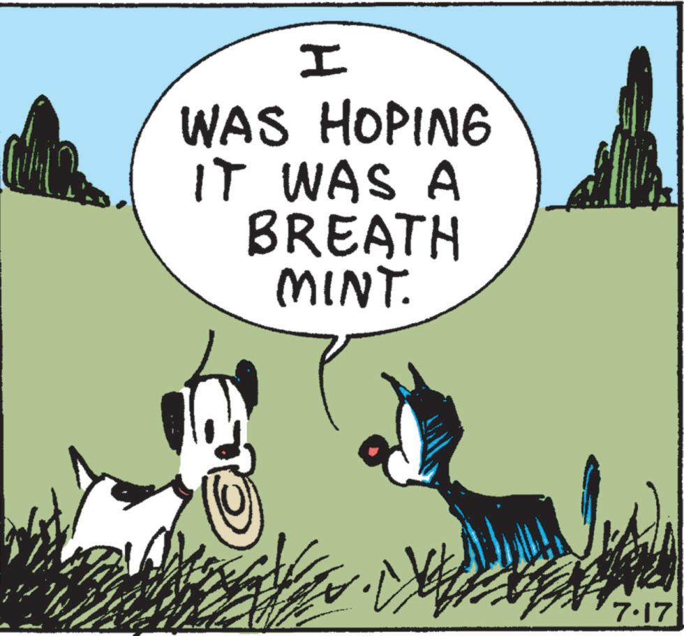 Happy OCR: I WAS HOPING IT WAS A BREATH MINT. 7.17 I WAS HOPING IT WAS A BREATH MINT . 7.17