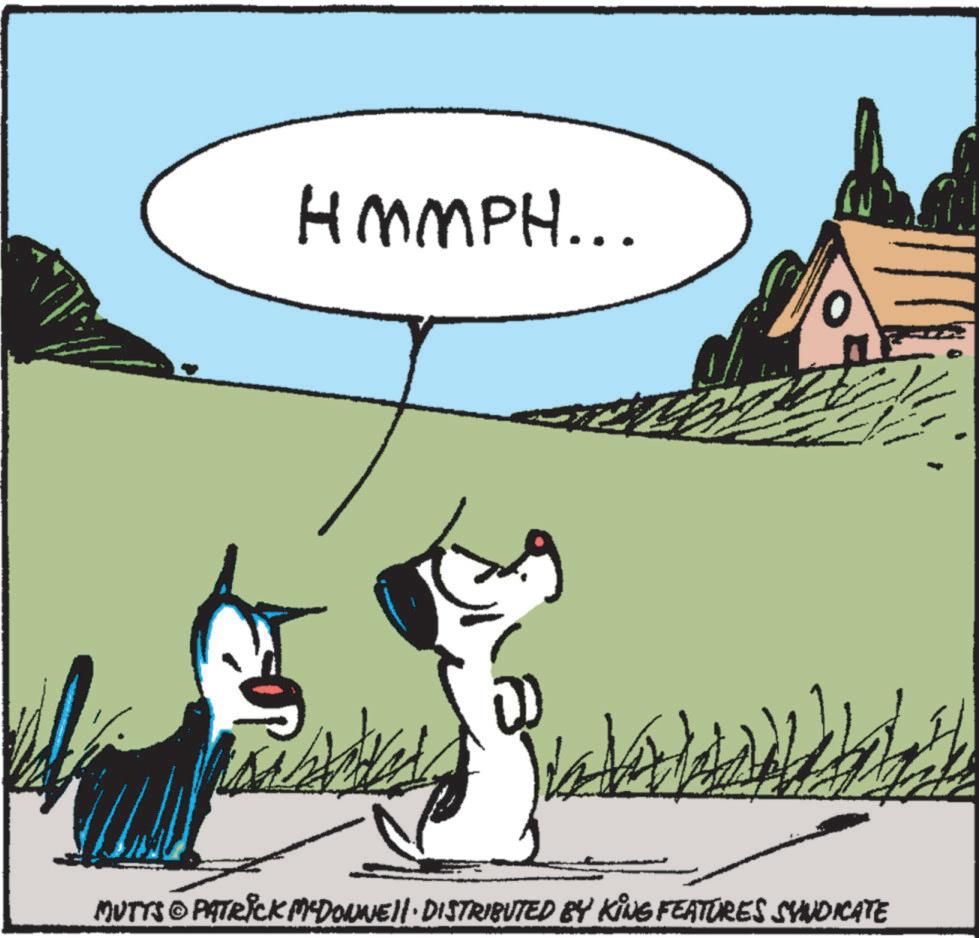 Art OCR: HMMPH... d MUTTS © PATRICK MCDONNELL DISTRIBUTED BY KING FEATURES SYNDICATE HMMPH ... d MUTTS © PATRICK MCDONNELL DISTRIBUTED BY KING FEATURES SYNDICATE