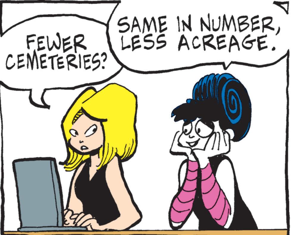 Sharing OCR: ? FEWER CEMETERIES? SAME IN NUMBERLESS ACREAGE. ? FEWER CEMETERIES ? SAME IN NUMBERLESS ACREAGE .
