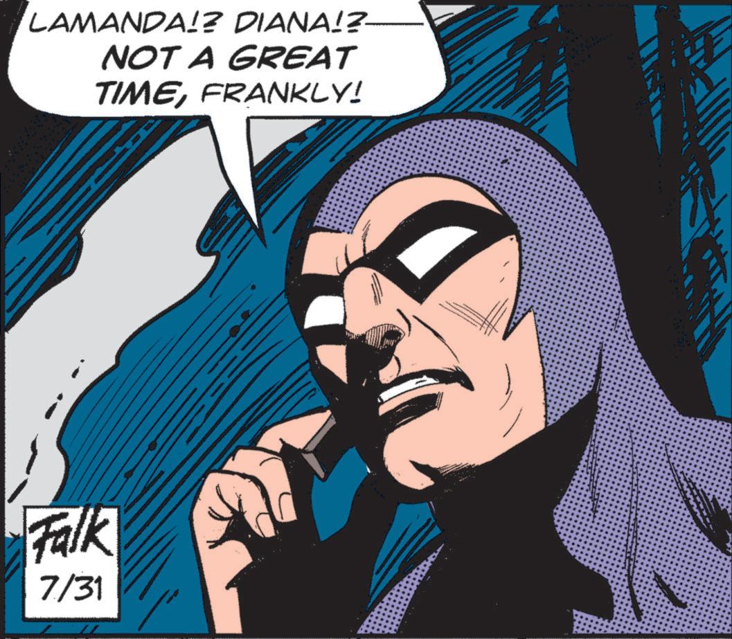 Thumb OCR: LAMANDA!? DIANA!? NOT A GREAT TIMEFRANKLY! 0000 5000 Falk 7/31 80380 9 LAMANDA !? DIANA !? NOT A GREAT TIMEFRANKLY ! 0000 5000 Falk 7/31 80380 9
