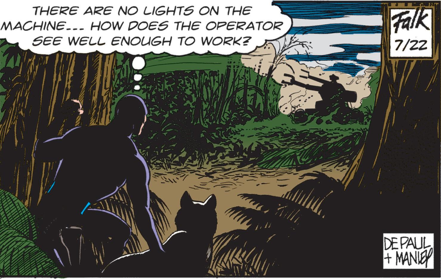 People in nature OCR: THERE ARE NO LIGHTS ON THE MACHINE….. HOW DOES THE OPERATOR SEE WELL ENOUGH TO WORK? Falk 7/22 DE PAUL +MANIE THERE ARE NO LIGHTS ON THE MACHINE … .. HOW DOES THE OPERATOR SEE WELL ENOUGH TO WORK ? Falk 7/22 DE PAUL + MANIE