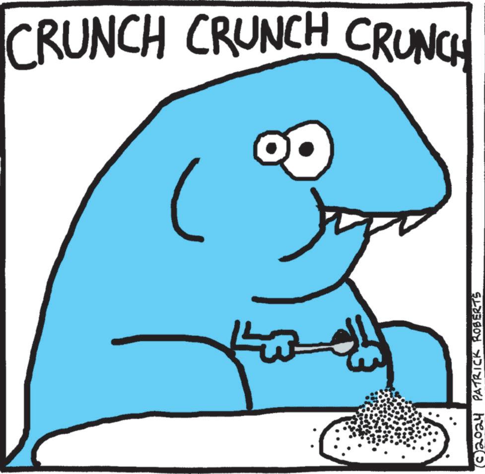 Happy OCR: CRUNCH CRUNCH CRUNCH (c) 2024 PATRICK ROBERTS CRUNCH CRUNCH CRUNCH ( c ) 2024 PATRICK ROBERTS