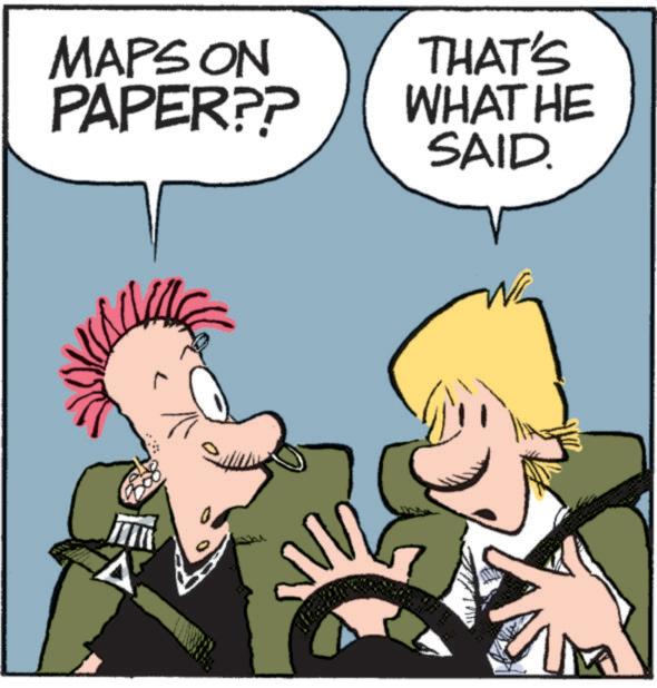 Happy OCR: MAPS ON PAPER?? THAT'S WHAT HE SAID. MAPS ON PAPER ?? THAT'S WHAT HE SAID .