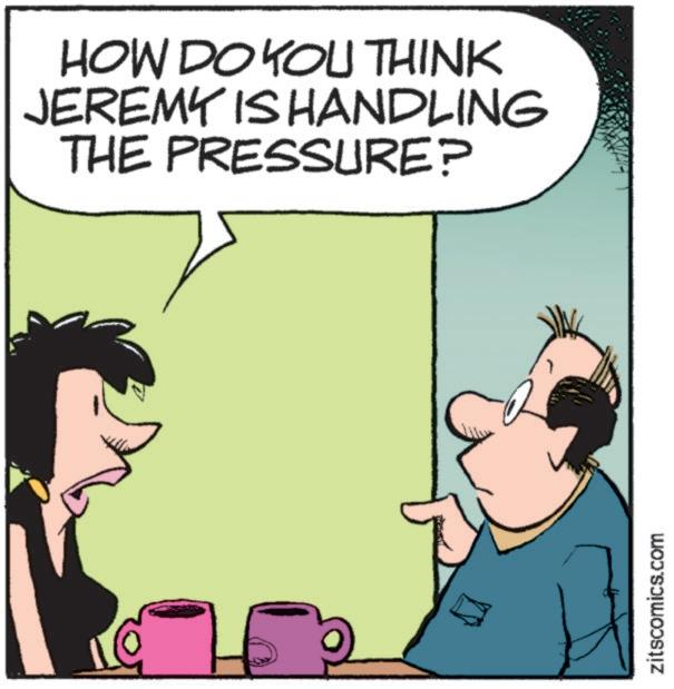 Gesture OCR: HOW DO YOU THINK JEREMY IS HANDLING THE PRESSURE? zitscomics.com HOW DO YOU THINK JEREMY IS HANDLING THE PRESSURE ? zitscomics.com