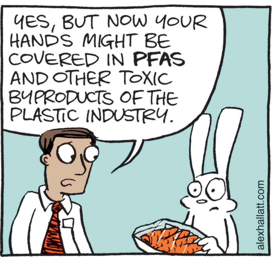 Finger OCR: YESBUT NOW YOUR HANDS MIGHT BE COVERED IN PFAS AND OTHER TOXIC BYPRODUCTS OF THE PLASTIC INDUSTRY. alexhallatt.com YESBUT NOW YOUR HANDS MIGHT BE COVERED IN PFAS AND OTHER TOXIC BYPRODUCTS OF THE PLASTIC INDUSTRY . alexhallatt.com