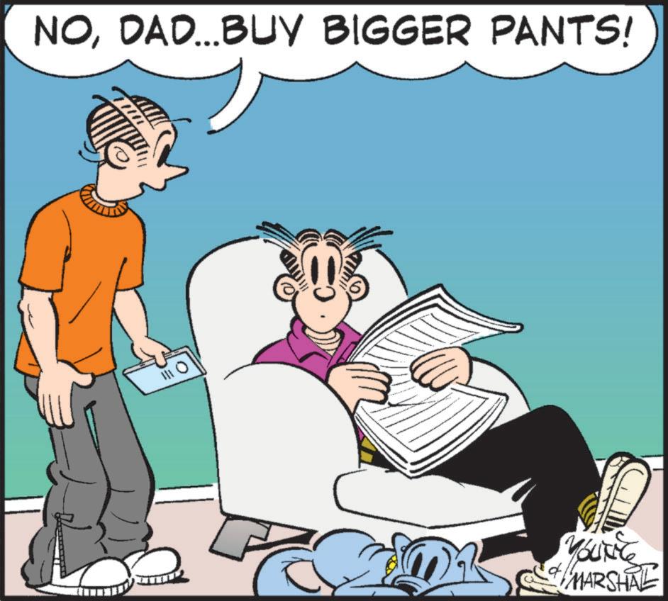 People OCR: NODAD...BUY BIGGER PANTS! YOUNG MARSHAL NODAD ... BUY BIGGER PANTS ! YOUNG MARSHAL