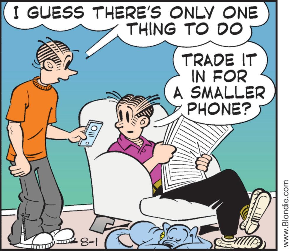 Gesture OCR: I GUESS THERE'S ONLY ONE THING TO DO TRADE IT IN FOR A SMALLER PHONE? 8-1 www.Blondie.com I GUESS THERE'S ONLY ONE THING TO DO TRADE IT IN FOR A SMALLER PHONE ? 8-1 www.Blondie.com