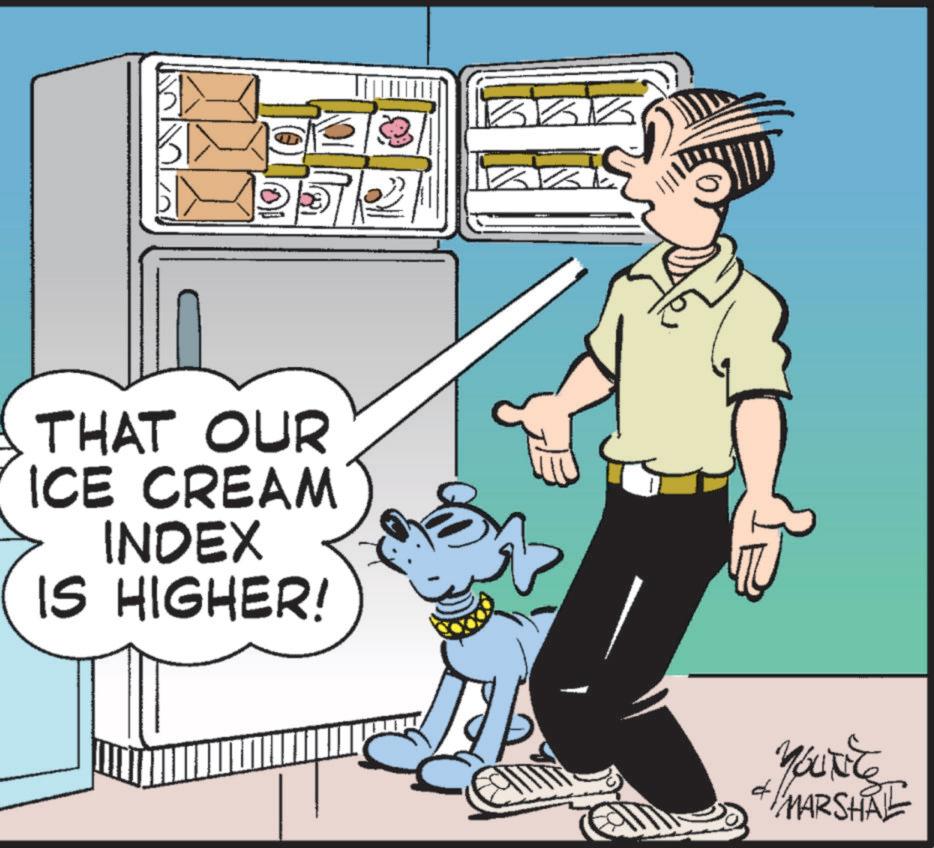 Thumb OCR: THAT OUR ICE CREAM INDEX IS HIGHER! YouTile MARSHAL THAT OUR ICE CREAM INDEX IS HIGHER ! YouTile MARSHAL