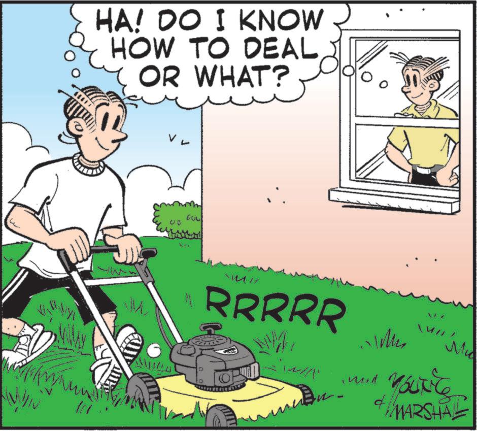 People OCR: HA! DO I KNOW HOW TO DEAL OR WHAT? MA ???? V 00 RRRRR ??? ?? + YOUNG & MARSHAL HA ! DO I KNOW HOW TO DEAL OR WHAT ? MA ???? V 00 RRRRR ??? ?? + YOUNG & MARSHAL