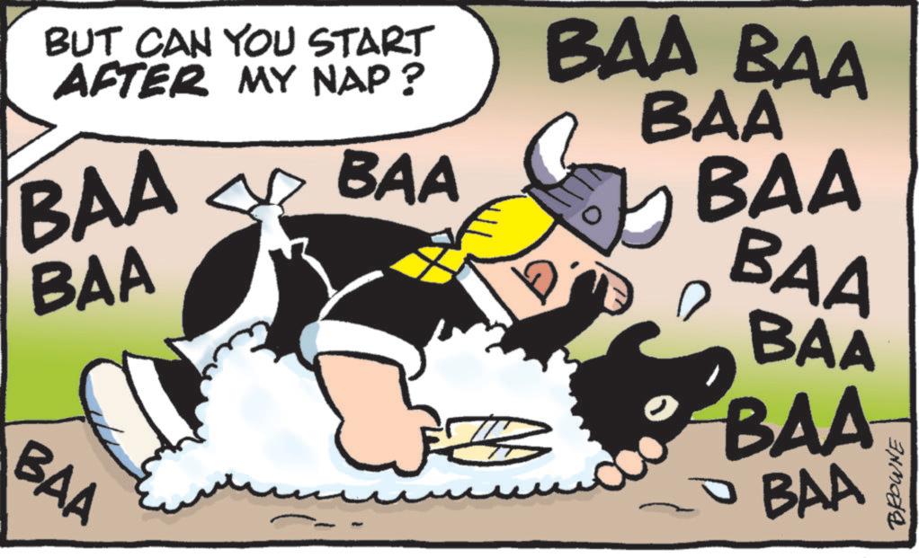 Fiction OCR: BUT CAN YOU START AFTER MY NAP? BAA BAA BAA BAA BAA BAA BAA BAA BAA BAA BAA BAA BROWNE BUT CAN YOU START AFTER MY NAP ? BAA BAA BAA BAA BAA BAA BAA BAA BAA BAA BAA BAA BROWNE