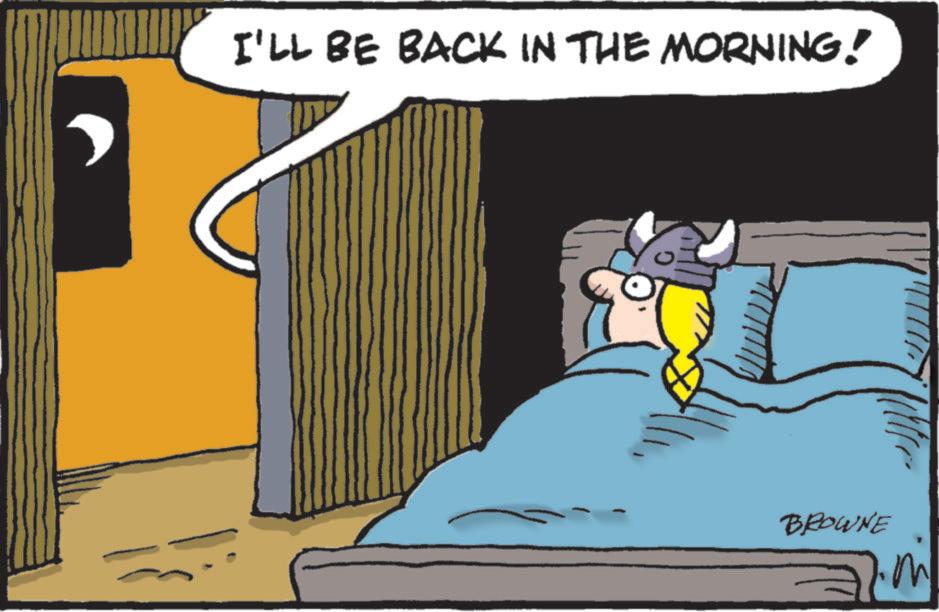 Water OCR: I'LL BE BACK IN THE MORNING! BROWNE I'LL BE BACK IN THE MORNING ! BROWNE