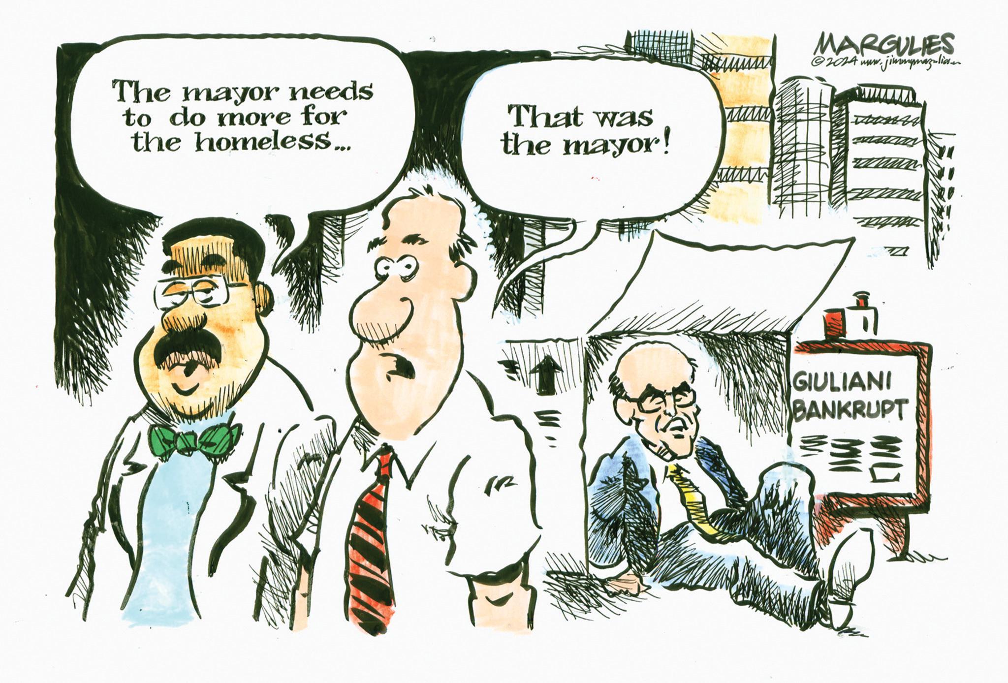 Font OCR: The mayor needs to do more for the homeless... That was the mayor! IR MARGULIES ©2014 www. jimmymazuliste GIULIANI BANKRUPT MI MIL The mayor needs to do more for the homeless ... That was the mayor ! IR MARGULIES © 2014 www . jimmymazuliste GIULIANI BANKRUPT MI MIL