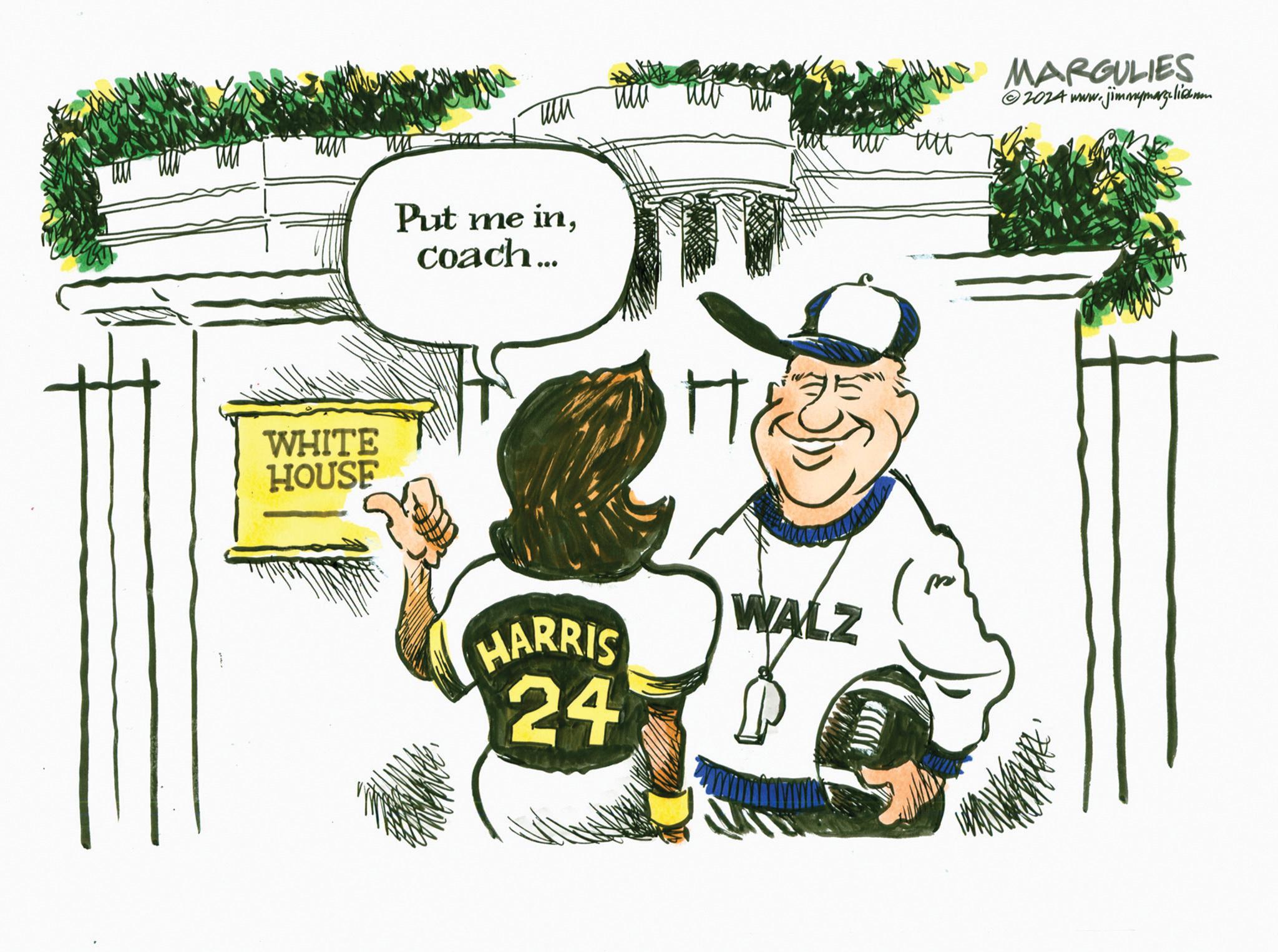 Smile OCR: WHITE HOUSE ?? MARGULIES ©2024 www.jimmymarglichen nw ittt Put me incoach... HARRIS 24 WALZ WHITE HOUSE ?? MARGULIES © 2024 www.jimmymarglichen nw ittt Put me incoach ... HARRIS 24 WALZ