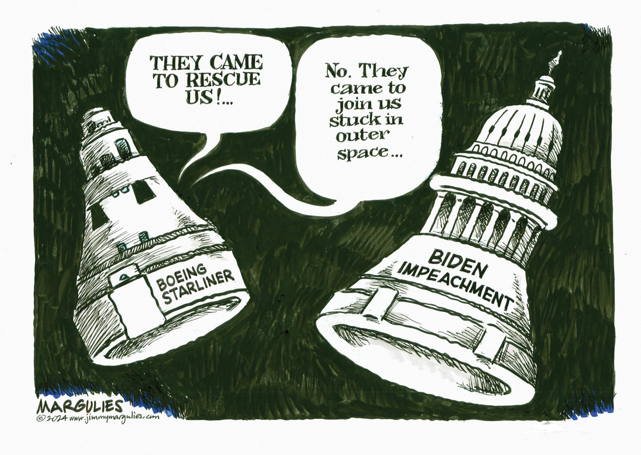 Drink OCR: MARGULIES vw.jimmymargulies.com 2024 www. THEY CAME TO RESCUE US!... No. They came to join us stuck in BOEING STARLINER outer space... ?? BIDEN IMPEACHMENT MARGULIES vw.jimmymargulies.com 2024 www . THEY CAME TO RESCUE US ! ... No. They came to join us stuck in BOEING STARLINER outer space ... ? ? BIDEN IMPEACHMENT