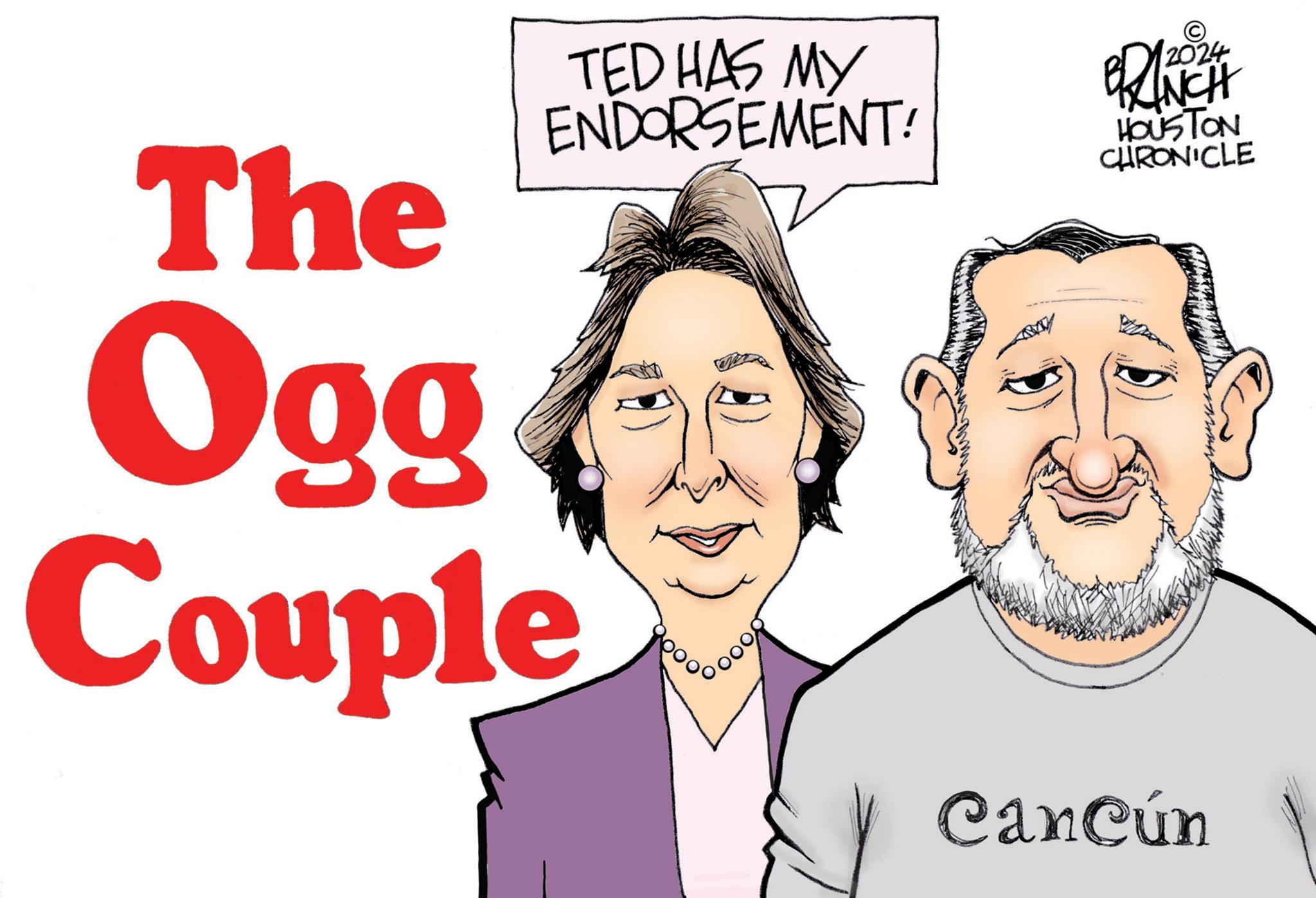 Font OCR: The TED HAS MY ENDORSEMENT! Ogg Couple © 2024 HOUSTON CHRONICLE Cancún The TED HAS MY ENDORSEMENT ! Ogg Couple © 2024 HOUSTON CHRONICLE Cancún