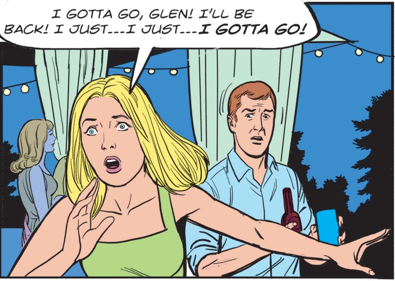 Interaction OCR: I GOTTA GOGLEN! I'LL BE BACK! I JUST...I JUST...I GOTTA GO! I GOTTA GOGLEN ! I'LL BE BACK ! I JUST ... I JUST ... I GOTTA GO !