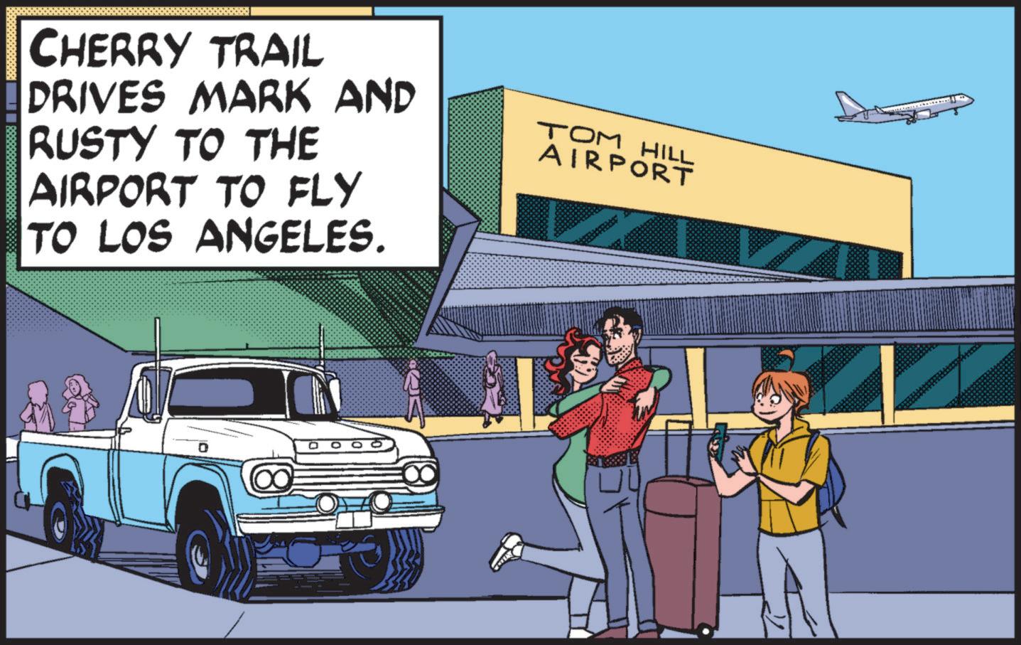 Automotive lighting OCR: CHERRY TRAIL DRIVES MARK AND RUSTY TO THE AIRPORT TO FLY TO LOS ANGELES. TOM HILL AIRPORT CHERRY TRAIL DRIVES MARK AND RUSTY TO THE AIRPORT TO FLY TO LOS ANGELES . TOM HILL AIRPORT