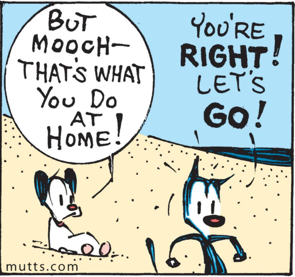 Sharing OCR: BUT MOOCH- YOU'RE THAT'S WHAT RIGHT! LET'S You Do AT HOME! GO! mutts.com ?... BUT MOOCH- YOU'RE THAT'S WHAT RIGHT ! LET'S You Do AT HOME ! GO ! mutts.com ? ...
