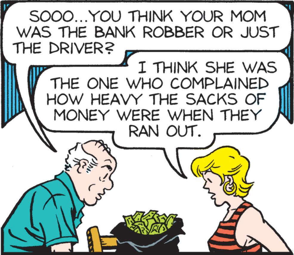 Gesture OCR: SOOO...YOU THINK YOUR MOM WAS THE BANK ROBBER OR JUST THE DRIVER? I THINK SHE WAS THE ONE WHO COMPLAINED HOW HEAVY THE SACKS OF MONEY WERE WHEN THEY RAN OUT. ? SOOO ... YOU THINK YOUR MOM WAS THE BANK ROBBER OR JUST THE DRIVER ? I THINK SHE WAS THE ONE WHO COMPLAINED HOW HEAVY THE SACKS OF MONEY WERE WHEN THEY RAN OUT . ?