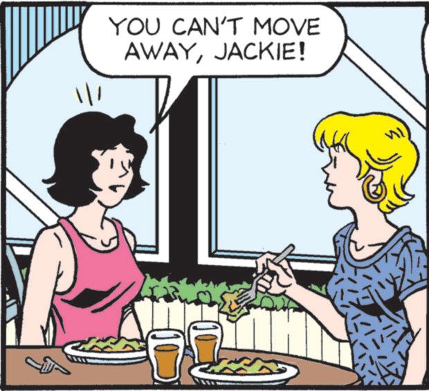 Happy OCR: ? YOU CAN'T MOVE AWAYJACKIE! ? YOU CAN'T MOVE AWAYJACKIE !