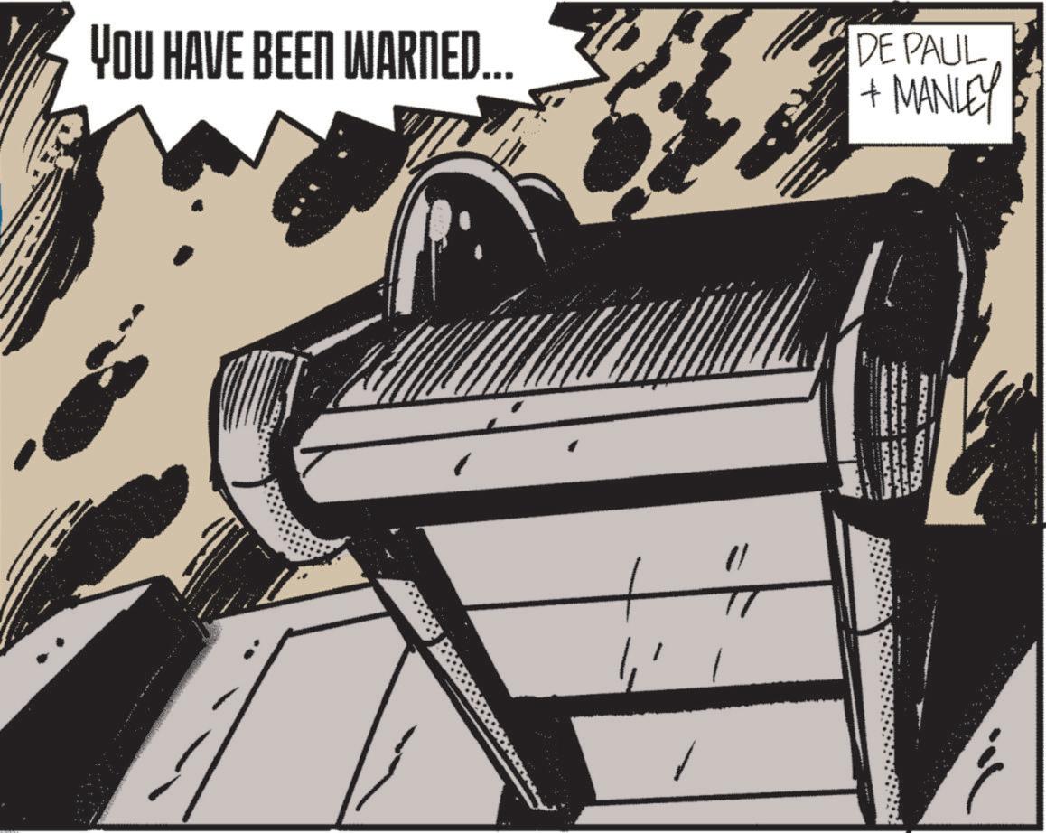 Machine OCR: YOU HAVE BEEN WARNED... DE PAUL + MANLEY MIND VINT YOU HAVE BEEN WARNED ... DE PAUL + MANLEY MIND VINT
