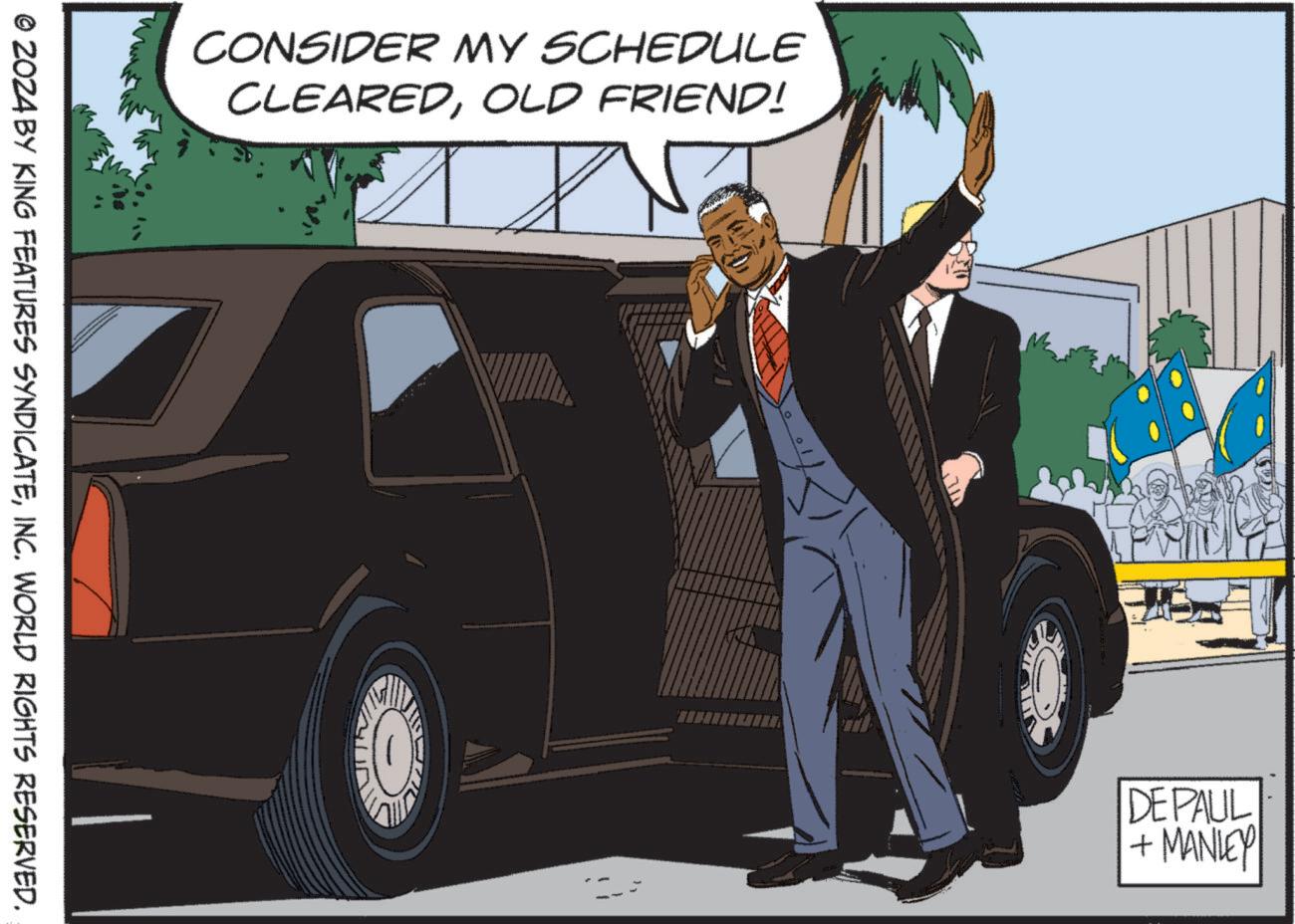 Automotive exterior OCR: CONSIDER MY SCHEDULE CLEAREDOLD FRIEND! X © 2024 BY KING FEATURES SYNDICATEINC. WORLD RIGHTS RESERVED. DEPAUL +MANLEY CONSIDER MY SCHEDULE CLEAREDOLD FRIEND ! X © 2024 BY KING FEATURES SYNDICATEINC . WORLD RIGHTS RESERVED . DEPAUL + MANLEY