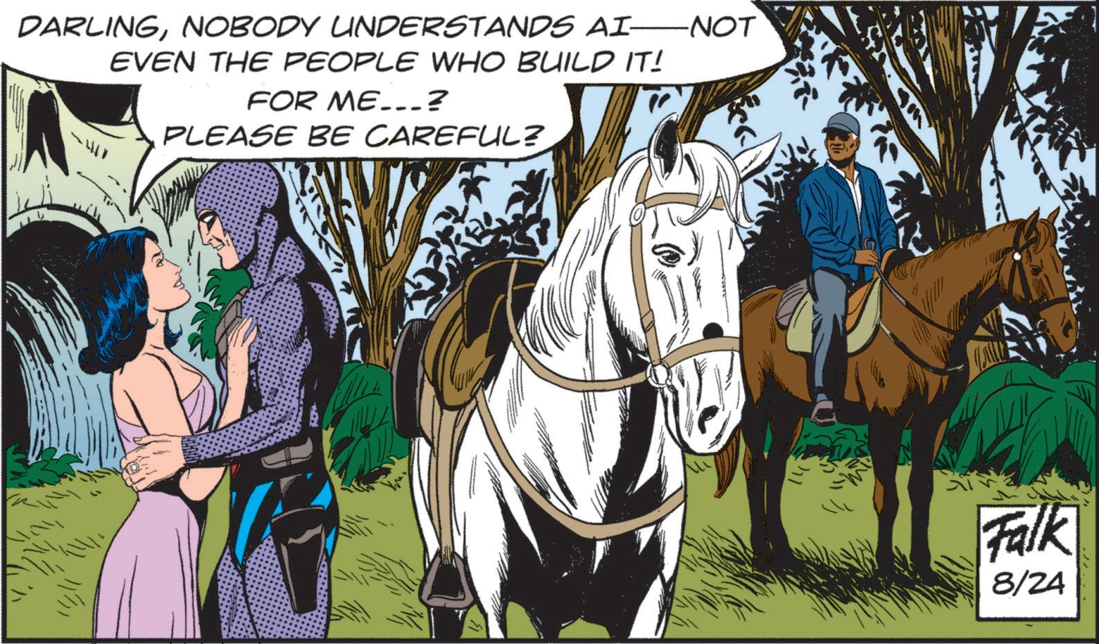 Horse supplies OCR: DARLINGNOBODY UNDERSTANDS AI- EVEN THE PEOPLE WHO BUILD IT! FOR ME...? PLEASE BE CAREFUL? -NOT Falk 8/24 DARLINGNOBODY UNDERSTANDS AI- EVEN THE PEOPLE WHO BUILD IT ! FOR ME ... ? PLEASE BE CAREFUL ? -NOT Falk 8/24