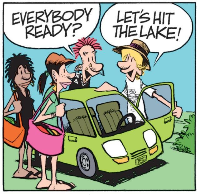 Mode of transport OCR: EVERYBODY READY? LET'S HIT THE LAKE! EVERYBODY READY ? LET'S HIT THE LAKE !