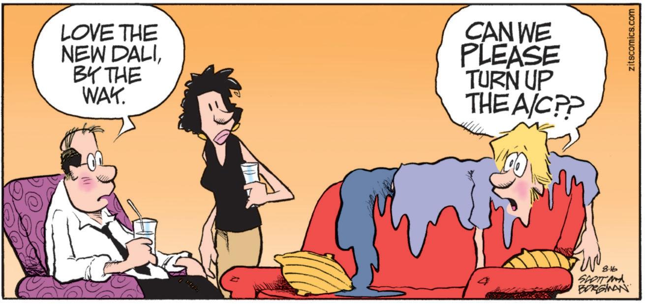 Art OCR: LOVE THE NEW DALIBY THE WAK. CAN WE PLEASE TURN UP THE A/C?? 8-16 SCOTTMA BORGINAN zitscomics.com LOVE THE NEW DALIBY THE WAK . CAN WE PLEASE TURN UP THE A / C ?? 8-16 SCOTTMA BORGINAN zitscomics.com
