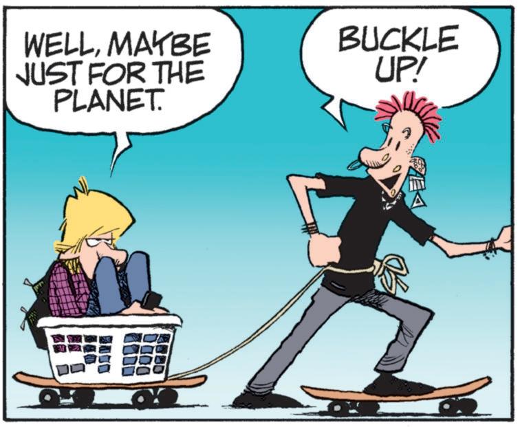 Illustration OCR: WELLMAYBE JUST FOR THE PLANET. BUCKLE UP! WELLMAYBE JUST FOR THE PLANET . BUCKLE UP !