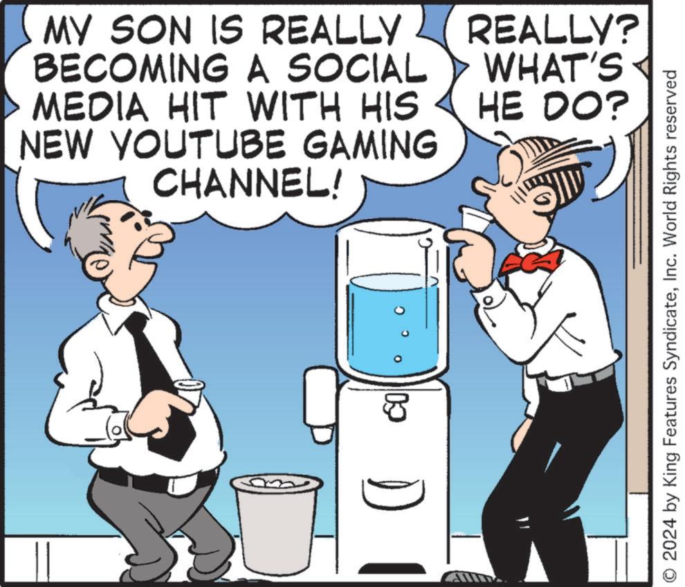 Parallel OCR: MY SON IS REALLY BECOMING A SOCIAL MEDIA HIT WITH HIS NEW YOUTUBE GAMING CHANNEL! REALLY? WHAT'S HE DO? 8 D © 2024 by King Features SyndicateInc. World Rights reserved MY SON IS REALLY BECOMING A SOCIAL MEDIA HIT WITH HIS NEW YOUTUBE GAMING CHANNEL ! REALLY ? WHAT'S HE DO ? 8 D © 2024 by King Features SyndicateInc. World Rights reserved