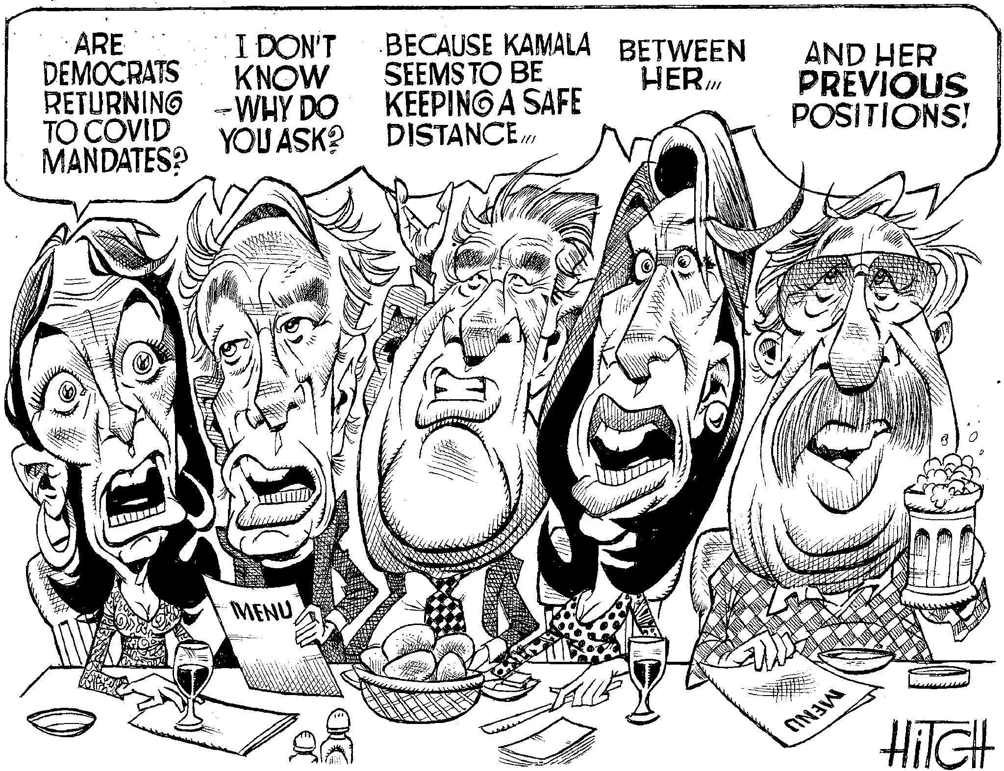 Font OCR: ARE DEMOCRATS RETURNING TO COVID MANDATES? I DON'T KNOW WHY DO WHY DO YOU ASK? BECAUSE KAMALA BETWEEN SEEMS TO BE KEEPING A SAFE DISTANCE /// HER AND HER PREVIOUS POSITIONS! MENU ??? HiTCH ARE DEMOCRATS RETURNING TO COVID MANDATES ? I DON'T KNOW WHY DO WHY DO YOU ASK ? BECAUSE KAMALA BETWEEN SEEMS TO BE KEEPING A SAFE DISTANCE /// HER AND HER PREVIOUS POSITIONS ! MENU ??? HiTCH