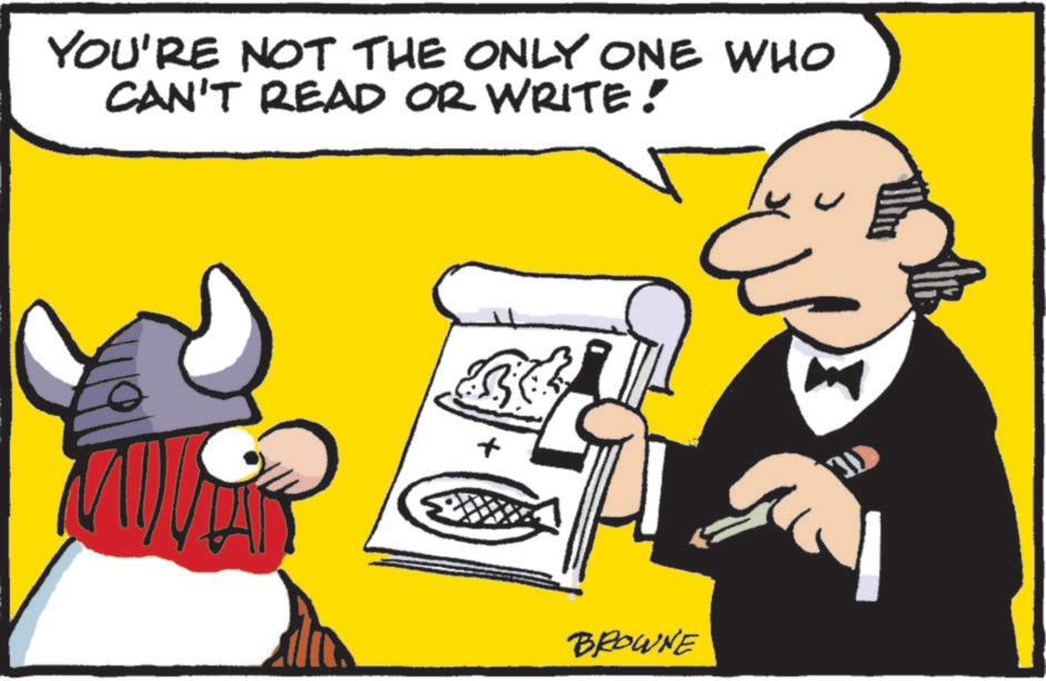 Font OCR: YOU'RE NOT THE ONLY ONE WHO CAN'T READ OR WRITE! + BROWNE YOU'RE NOT THE ONLY ONE WHO CAN'T READ OR WRITE ! + BROWNE