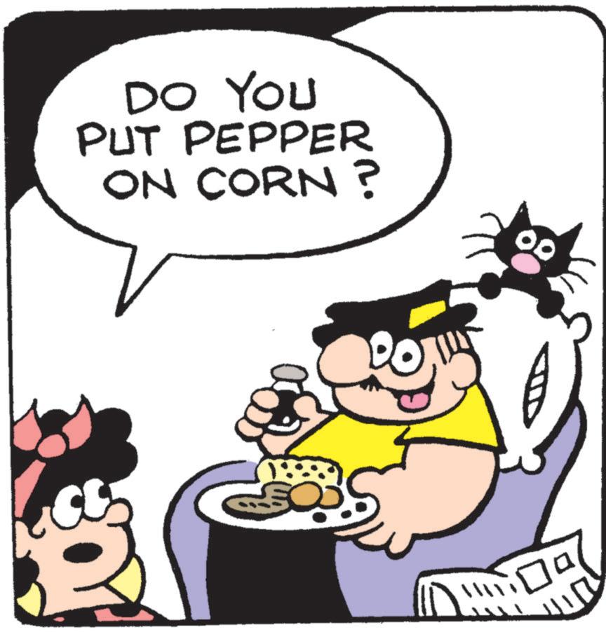 Happy OCR: DO YOU PUT PEPPER ON CORN? 415 DO YOU PUT PEPPER ON CORN ? 415