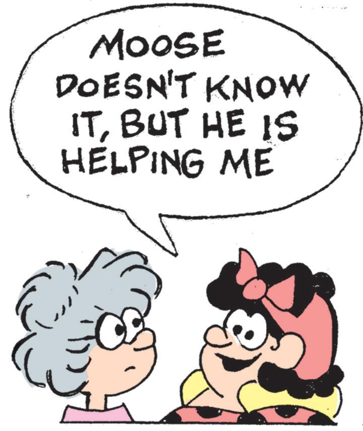 Happy OCR: MOOSE DOESN'T KNOW ITBUT HE IS HELPING ME MOOSE DOESN'T KNOW ITBUT HE IS HELPING ME
