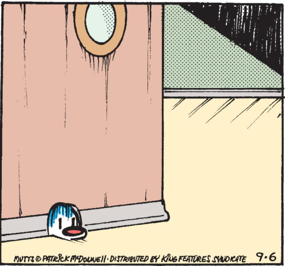 Eyelash OCR: 1 MUTTS © PATRICK MYDONNELL DISTRIBUTED BY KING FEATURES SYNDICATE 9.6 1 MUTTS © PATRICK MYDONNELL DISTRIBUTED BY KING FEATURES SYNDICATE 9.6