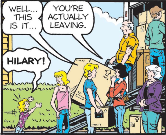 Adaptation OCR: WELL... YOU'RE THIS IS IT... ACTUALLY LEAVING. HILARY! 192 0 ? T ?? 117 WELL ... YOU'RE THIS IS IT ... ACTUALLY LEAVING . HILARY ! 192 0 ? T ?? 117