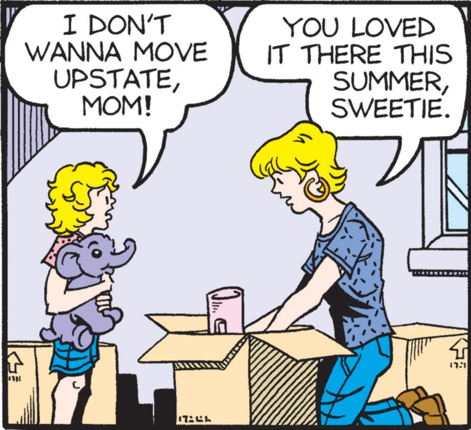 Organism OCR: I DON'T WANNA MOVE UPSTATEMOM! YOU LOVED IT THERE THIS SUMMERSWEETIE. E 4 1721 I DON'T WANNA MOVE UPSTATEMOM ! YOU LOVED IT THERE THIS SUMMERSWEETIE . E 4 1721