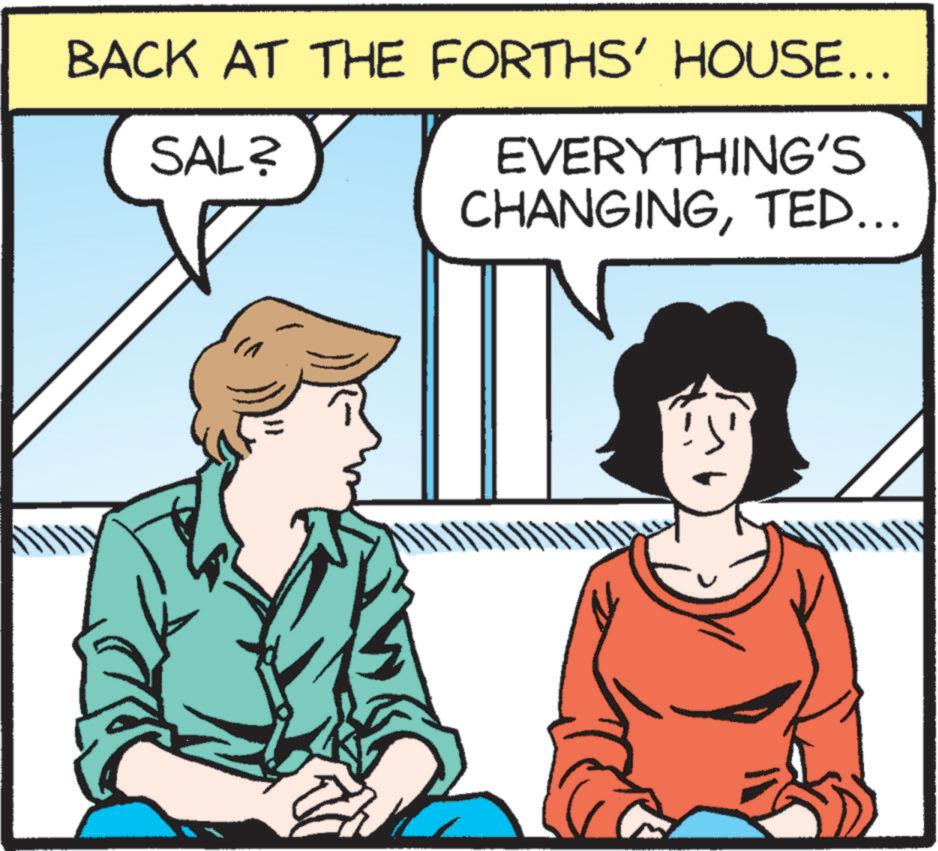 Line OCR: BACK AT THE FORTHS' HOUSE….. SAL? EVERYTHING'S CHANGINGTED... BACK AT THE FORTHS ' HOUSE … .. SAL ? EVERYTHING'S CHANGINGTED ...