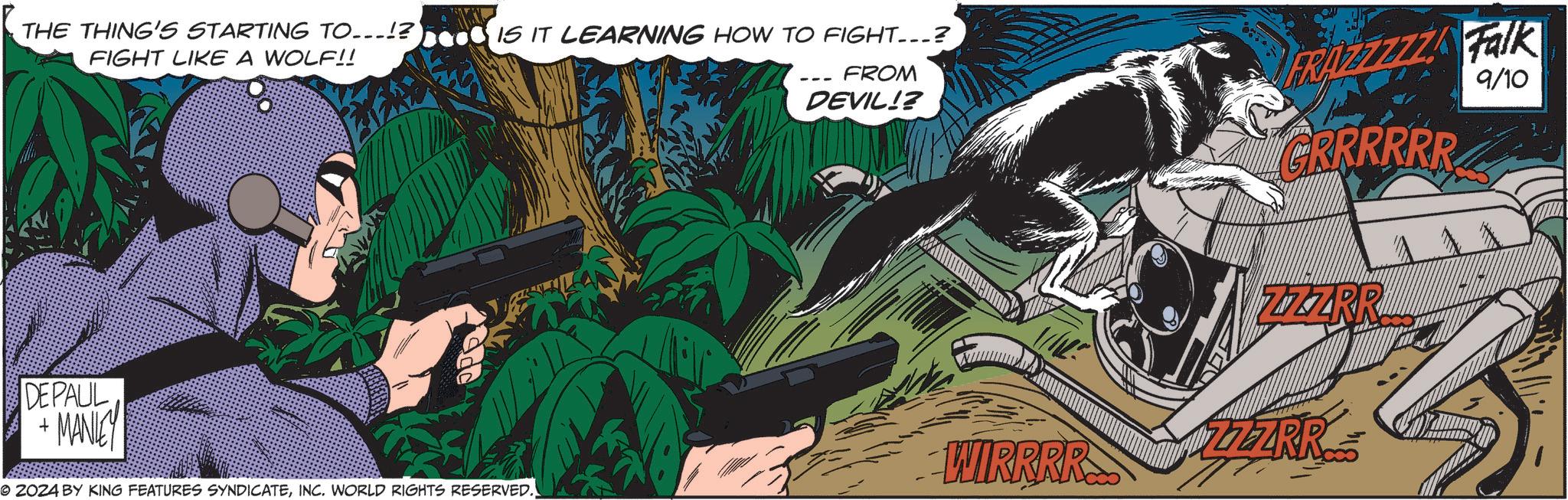Science OCR: THE THING'S STARTING TO...!? IS IT LEARNING HOW TO FIGHT...? FIGHT LIKE A WOLF!! FROM DEVIL!? FRAZZZZZ Falk GRRRRRR 9/10 ZZZRR + DEPAUL MANIE © 2024 BY KING FEATURES SYNDICATEINC. WORLD RIGHTS RESERVED. WIRRRR ZZZRRY THE THING'S STARTING TO ... ! ? IS IT LEARNING HOW TO FIGHT ... ? FIGHT LIKE A WOLF !! FROM DEVIL !? FRAZZZZZ Falk GRRRRRR 9/10 ZZZRR + DEPAUL MANIE © 2024 BY KING FEATURES SYNDICATEINC . WORLD RIGHTS RESERVED . WIRRRR ZZZRRY