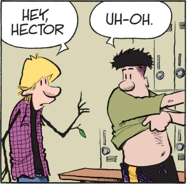 Happy OCR: HEYUH-OH. HECTOR HEYUH - OH . HECTOR
