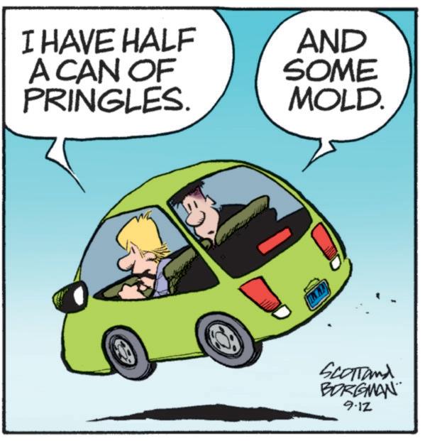 Vehicle door OCR: I HAVE HALF A CAN OF PRINGLES. www AND SOME MOLD. SCOTTand BORGMAN 9.12 I HAVE HALF A CAN OF PRINGLES . www AND SOME MOLD . SCOTTand BORGMAN 9.12