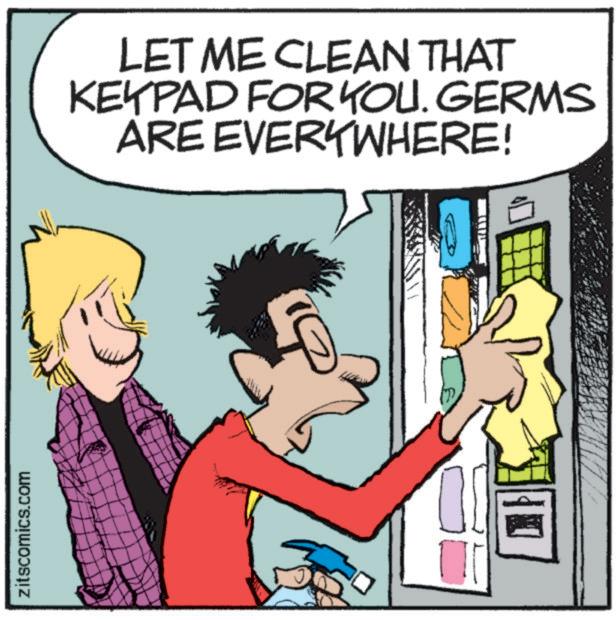 Gesture OCR: zitscomics.com LET ME CLEAN THAT KEYPAD FOR YOU. GERMS ARE EVERYWHERE! zitscomics.com LET ME CLEAN THAT KEYPAD FOR YOU . GERMS ARE EVERYWHERE !
