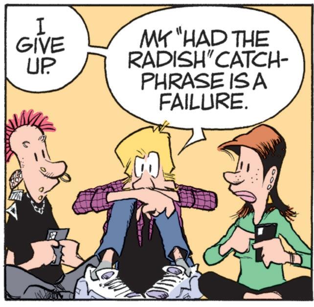 People OCR: I GIVE UP MY "HAD THE RADISH" CATCH- PHRASE IS A FAILURE. I GIVE UP MY " HAD THE RADISH " CATCH- PHRASE IS A FAILURE .
