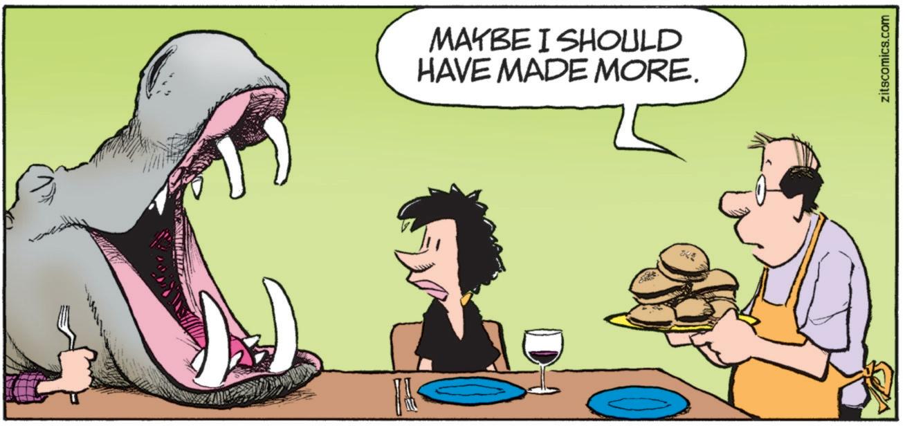 Organism OCR: MAYBE I SHOULD HAVE MADE MORE. zitscomics.com MAYBE I SHOULD HAVE MADE MORE . zitscomics.com