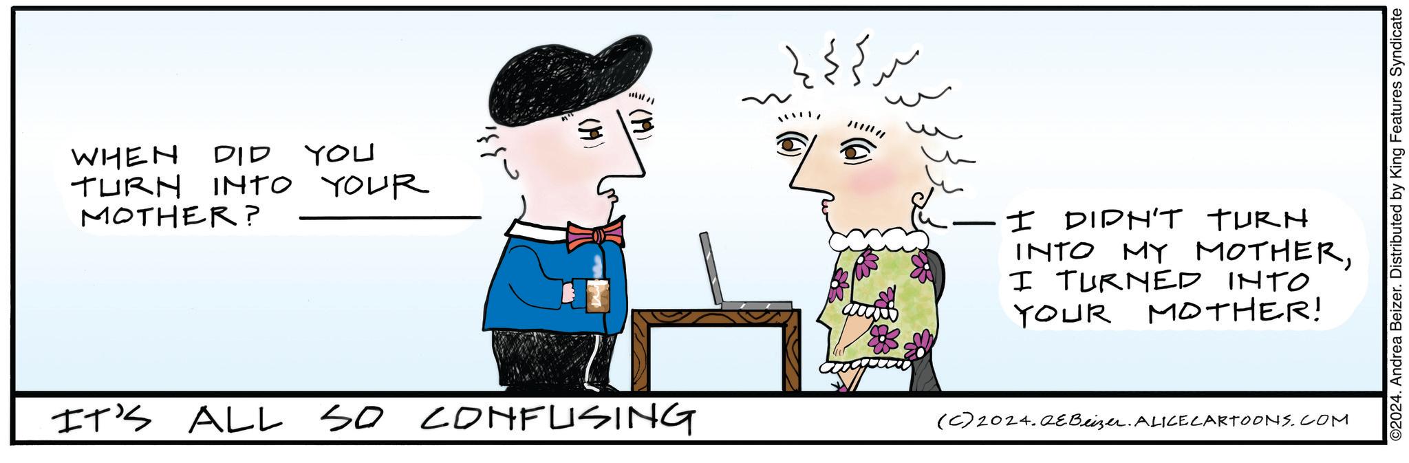Gesture OCR: WHEN DID YOU TURN INTO YOUR MOTHER? ? ???? (6) (19) IT'S ALL SO CONFUSING ?? ?? ??? ?? I DIDN'T TURN INTO MY MOTHERI TURNED INTO YOUR MOTHER! (C)2024.QEBeizer. ALICECARTOONS.COM ©2024. Andrea Beizer. Distributed by King Features Syndicate WHEN DID YOU TURN INTO YOUR MOTHER ? ? ???? ( 6 ) ( 19 ) IT'S ALL SO CONFUSING ?? ?? ??? ?? I DIDN'T TURN INTO MY MOTHERI TURNED INTO YOUR MOTHER ! ( C ) 2024.QEBeizer . ALICECARTOONS.COM © 2024 . Andrea Beizer . Distributed by King Features Syndicate
