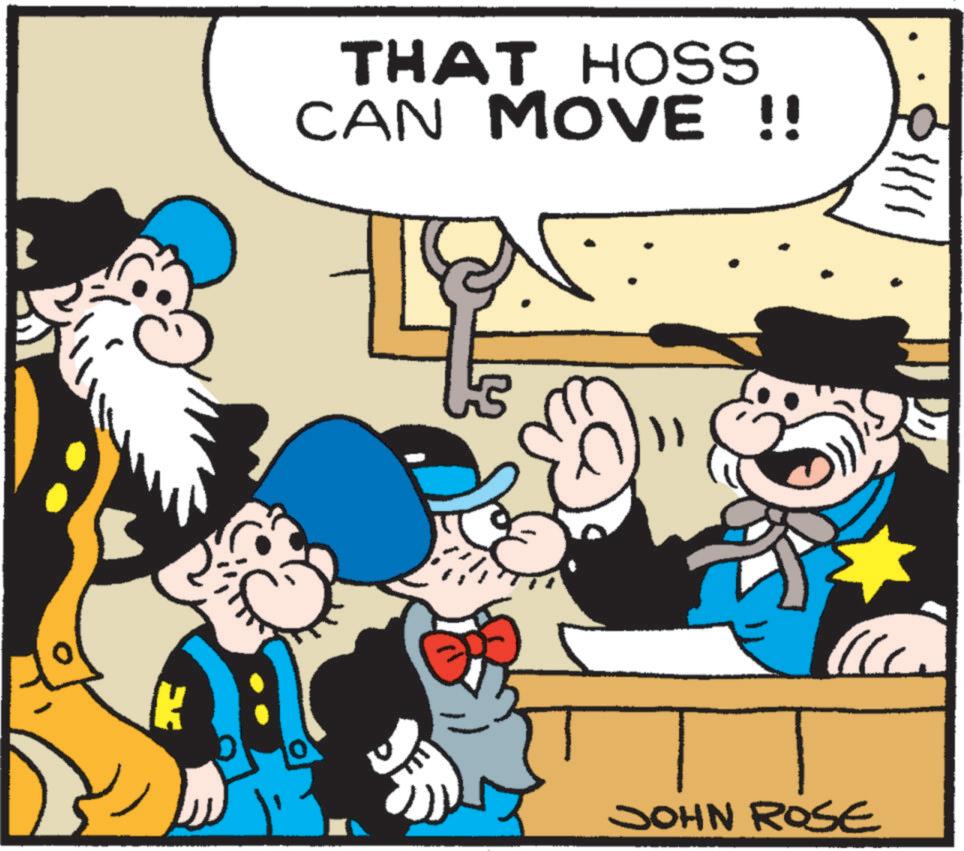 Rectangle OCR: THAT HOSS CAN MOVE !! K JOHN ROSE THAT HOSS CAN MOVE !! K JOHN ROSE
