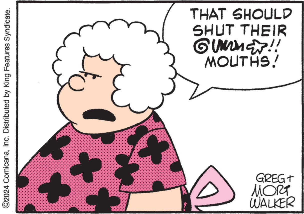 Gesture OCR: ©2024 ComicanaInc. Distributed by King Features Syndicate. THAT SHOULD SHUT THEIR GumonE!! MOUTHS! GREGT ???? WALKER © 2024 ComicanaInc. Distributed by King Features Syndicate . THAT SHOULD SHUT THEIR GumonE !! MOUTHS ! GREGT ???? WALKER