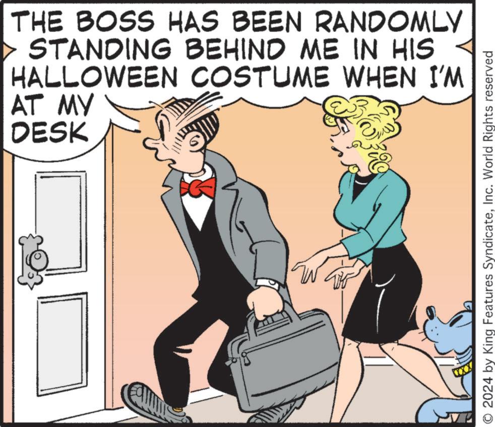 Gesture OCR: THE BOSS HAS BEEN RANDOMLY > STANDING BEHIND ME IN HIS HALLOWEEN COSTUME WHEN I'M AT MY DESK O 2024 by King Features SyndicateInc. World Rights reserved THE BOSS HAS BEEN RANDOMLY > STANDING BEHIND ME IN HIS HALLOWEEN COSTUME WHEN I'M AT MY DESK O 2024 by King Features SyndicateInc. World Rights reserved