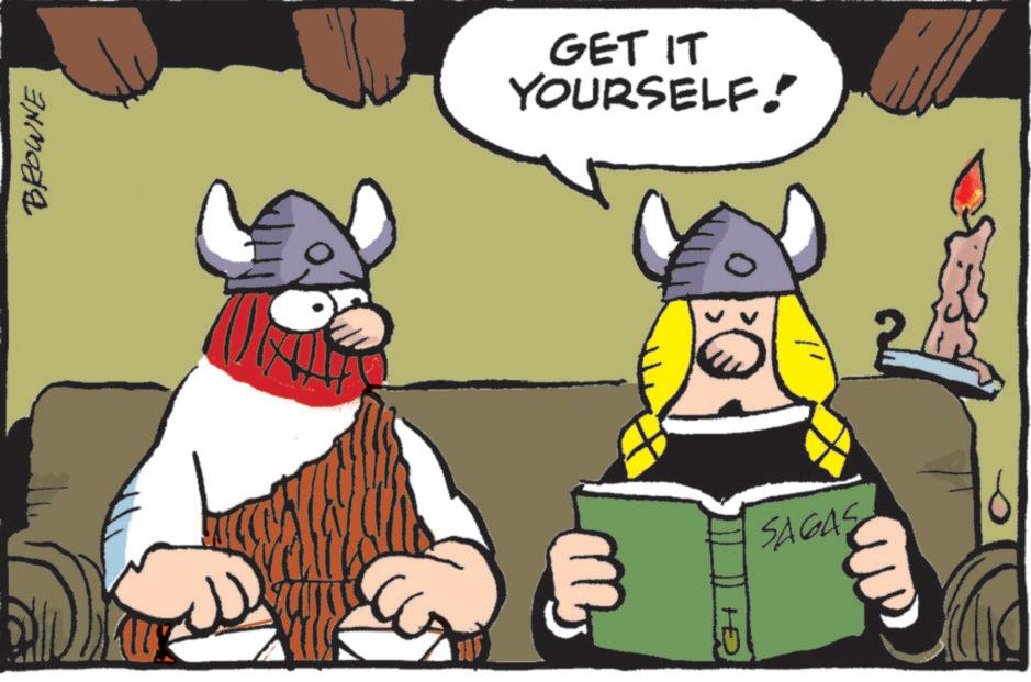 Conversation OCR: BROWNE GET IT YOURSELF! H SAGAS BROWNE GET IT YOURSELF ! H SAGAS